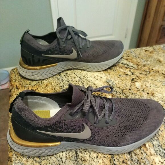 Nike Epic React Flyknit Charcoal Grey Running Shoes AQ0067-009 Mens 12 main image 4